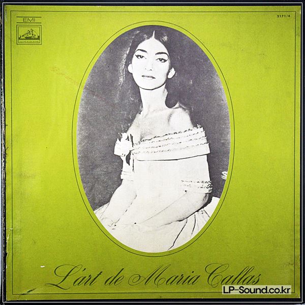 THE ART OF MARIA CALLAS FRENCH BOX 4 LP  OVB 2171/4 4LP.