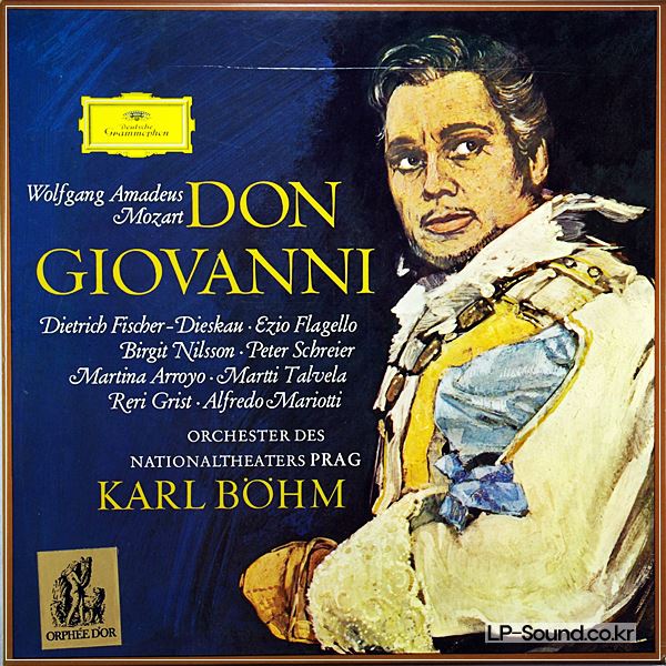 MOZART DON GIOVANNI FISCHER-DIESKAU FLAGELLO BOHM DG STEREO 4LP