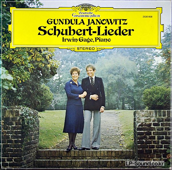 SCHUBERT - LIEDER GUNDULA JANOWITZ / IRWIN GAGE DG 2530 858
