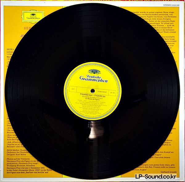 HERMANN PREY - FIGARO DORT ROSSINI FIGARO DA MOZART ALVA MATHIS BERGANZA