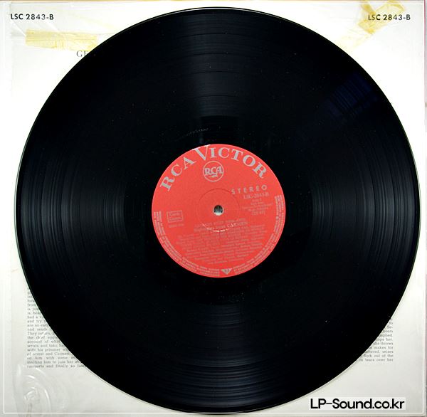 BIZET: CARMEN, HIGHLIGHTS. RCA VICTOR LSC 2843 SORIA