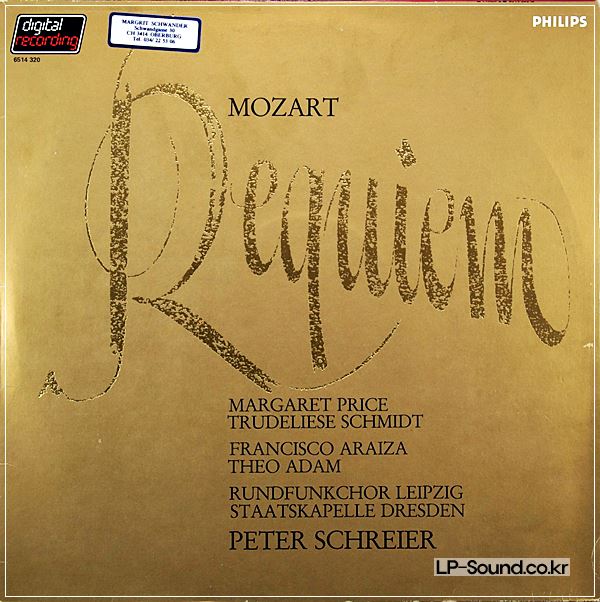 MOZART - REQUIEM KV 626 SCHREIER / PRICE / SCHMIDT - 6514 320