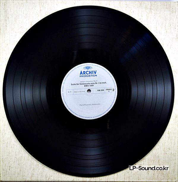 BACH LES SUITES POUR VIOLONCELLE SEUL /PIERRE FOURNIER 3LP BOX