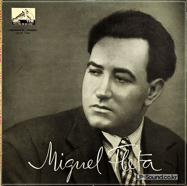 MIGUEL FLETA- TOSCA/SADKO/SONGS LP (MATILDE REVENGA/SAGI-BARBA)