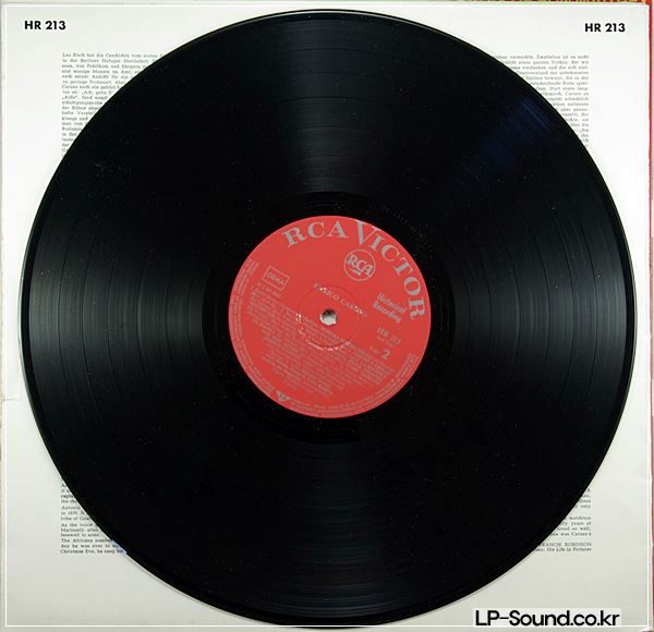 ENRICO CARUSO HISTORISCHE AUFNAHMEN RCA RED SEAL HR 213