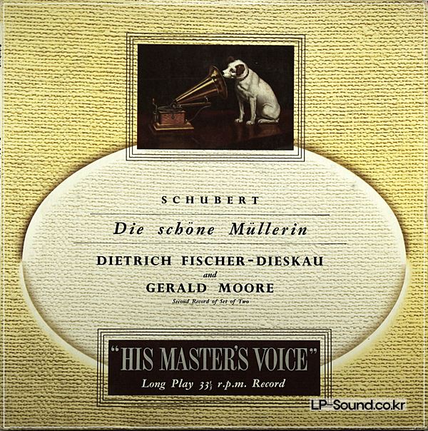 SCHUBERT DIE SCHONE MULLERIN  ALP 1036-7 FISCHER DIESKAU & MOORE
