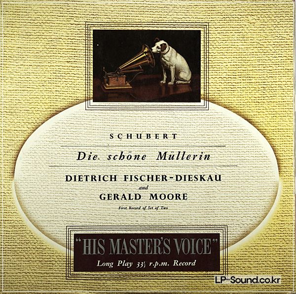 SCHUBERT DIE SCHONE MULLERIN  ALP 1036-7 FISCHER DIESKAU & MOORE