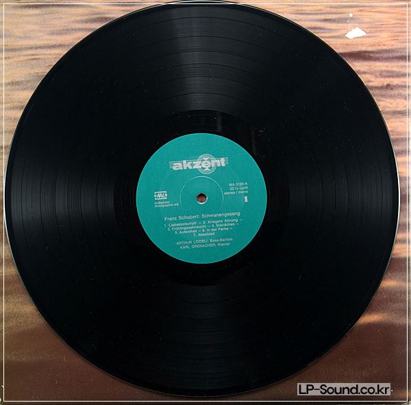 FRANZ SCHUBERT, ARTHUR LOOSLI, KARL GRENACHER ‎– SCHWANENGESANG
