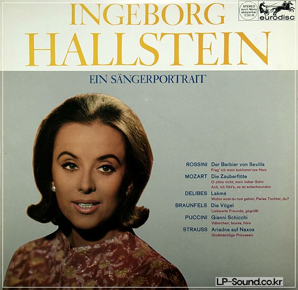 INGEBORG HALLSTEIN - EIN SAANGERPORTRAIT EURO DISC