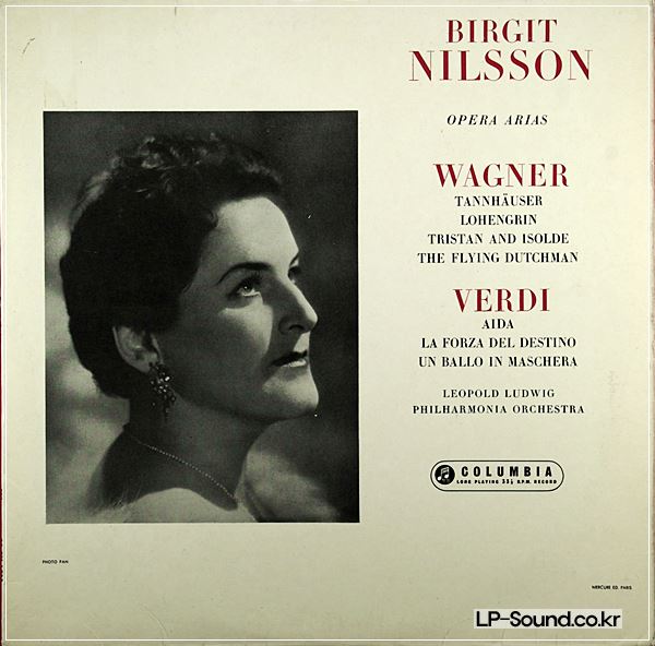 BIRGIT NILSSON : OPERA ARIAS - UK NM VINYL 33CX 1522