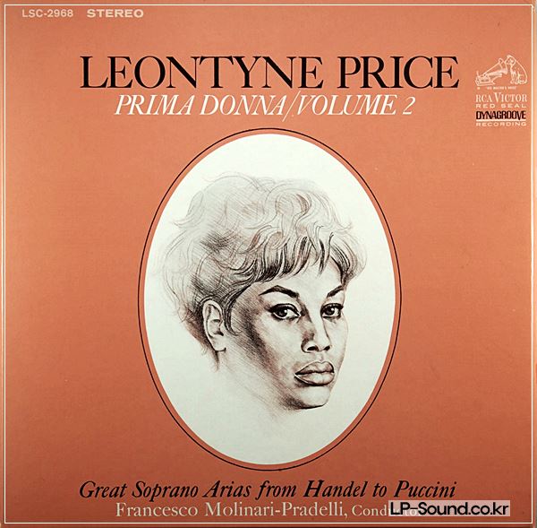 LEONTYNE PRICE PRIMA DONNA VOL 2 MOLINARI PRADELLI RCA VICTOR