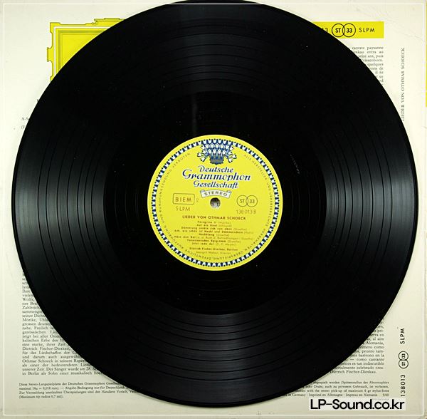 SCHOECK LIEDER FISCHER-DIESKAU *ALLE HERSTELLE  SLPM 138 013 RED