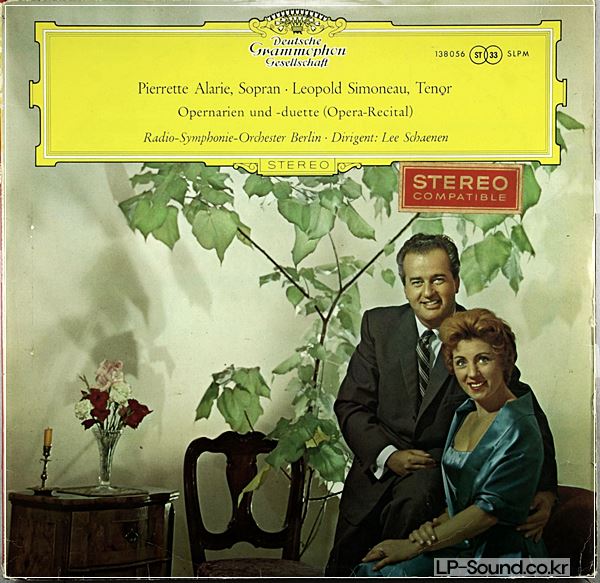 ARIAS & DUETS ALARIE SIMONEAU RSO SCHAENEN DGG SLPM 138 056