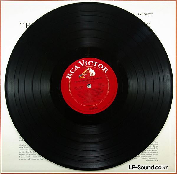 JUSSI BJOERLING - THE INCOMPARABLE RCA LIVING STEREO LSC-2570