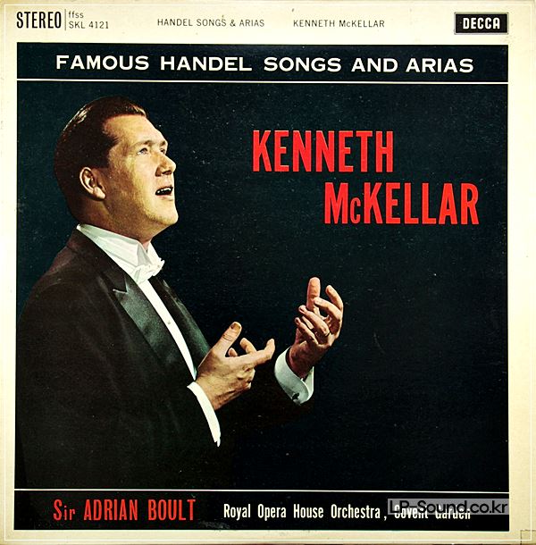 KENNETH MCKELLAR HANDEL SONGS AND ARIAS SKL 4121