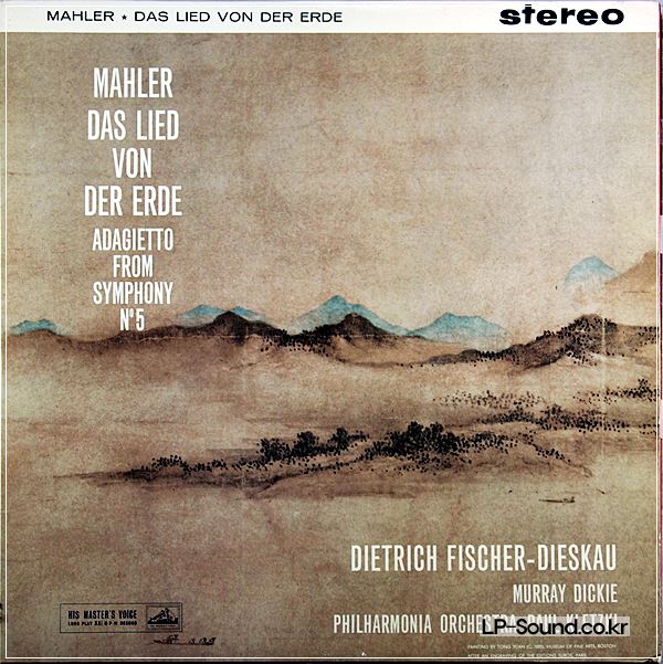 MAHLER-PAUL KLETZKI 'DAS LIED VON DER ERDE' HMV ASD 351-2