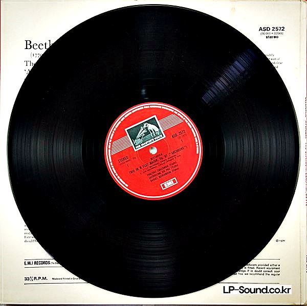 BEETHOVEN ARCHDUKE DU PRE BARENBOIM ZUKERMAN  ASD 2572
