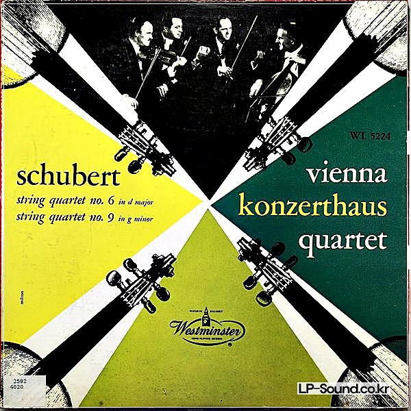 SCHUBERT STRING QUARTETS 6/9 VIENNA KONZERTHAUS WL 5224
