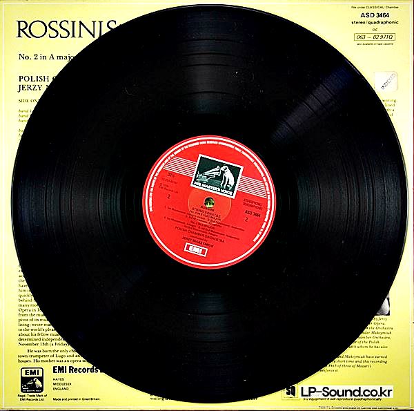 ROSSINI: STRING SONATAS Nos. 2 / 3 / 4 / 5 JERZY MAKSYMIUK