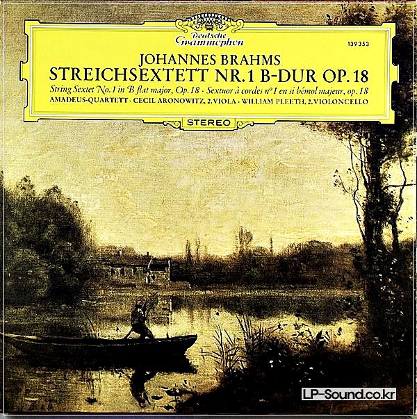 JOHANNES BRAHMS  STREICHSEXTETT NR. 1 B-DUR OP. 18 -  AMADEUS-139 353