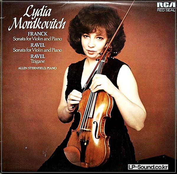 LYDIA MORDKOVITCH - FRANCK / RAVEL SONATAS FOR VIOLIN. SIGNED. RCA ‎RL-25166