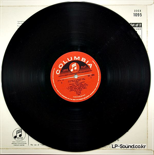 PUCCINI TOSCA * CALLAS * DE SABATA UK COLUMBIA  33CX 1094-95 1ST