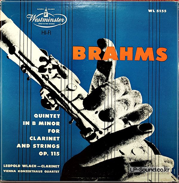 BRAHMS CLARINET QUINTET LEOPOLD WLACH / VIENNA KONZERTHAUS WL 5155