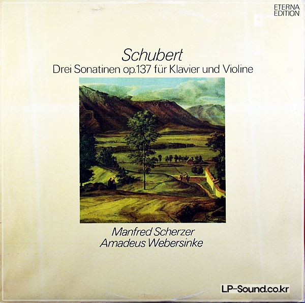 SCHUBERT SONATINAS MANFRED SCHERZER AMADEUS WEBERSINKE ETERNA 825728