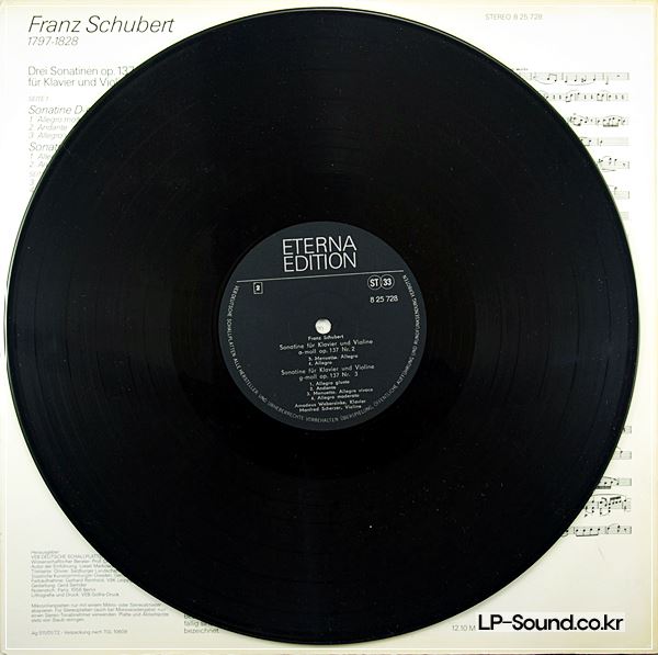 SCHUBERT SONATINAS MANFRED SCHERZER AMADEUS WEBERSINKE ETERNA 825728
