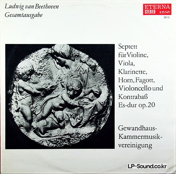 BEETHOVEN  SEPTET / SEPTETT ES-DUR OP. 20 ETERNA 825549
