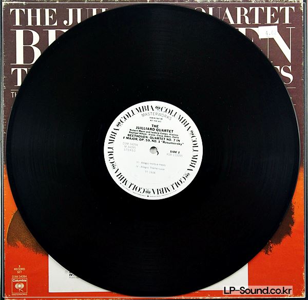 BEETHOVEN MIDDLE QUARTETS JUILLIARD QUARTET 3LP BOX