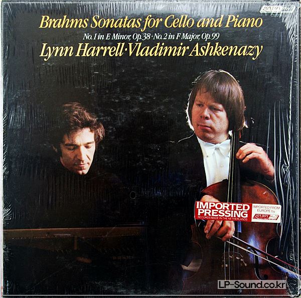 BRAHMS CELLO SONATAS HARRELL/ASHKENAZY LONDON CS 7208