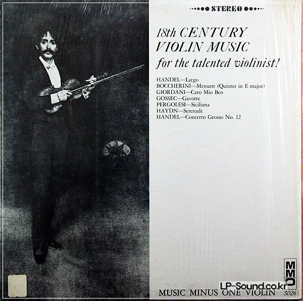 STUTTGART SYMPHONY ORCHESTRA – 18TH CENTURY VIOLIN MUSIC