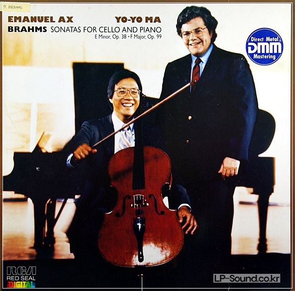 BRAHMS CELLO SONATAS YO-YO MA EMANUEL AX 1RCA DIGITAL RL 87022