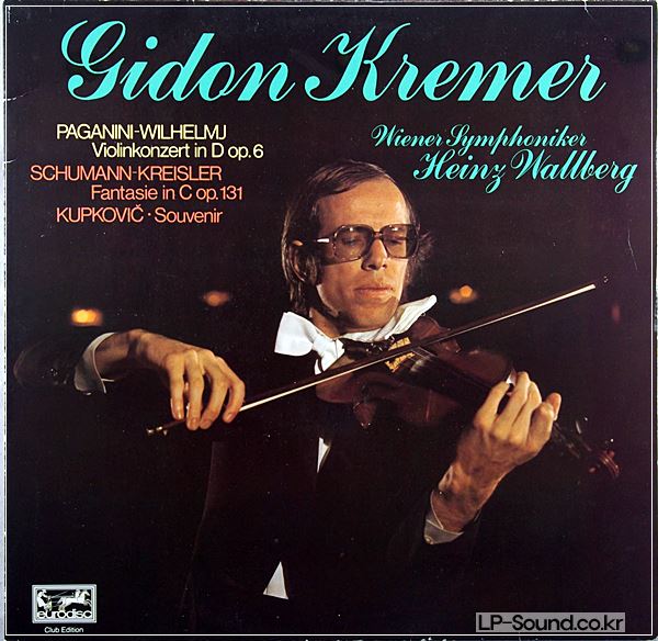 PAGANINI SCHUMANN KUPKOVIC VIOLIN CONCERTOS  GIDON KREMER