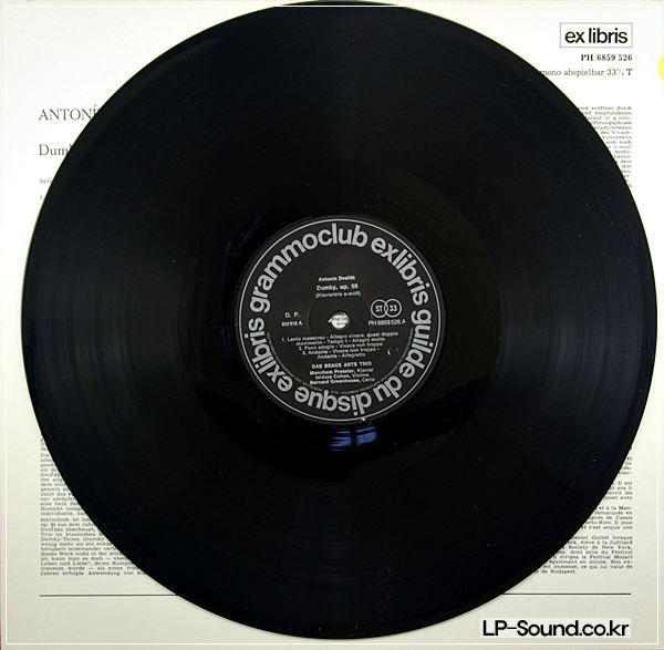 DVORAK DUMKY TRIO OP. 90 BEAUX ARTS TRIO EX LIBRIS PH 6859 526