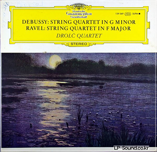 DEBUSSY- RAVEL STRING QUARTET  DROLC QUARTET SLPM 139 369  1968