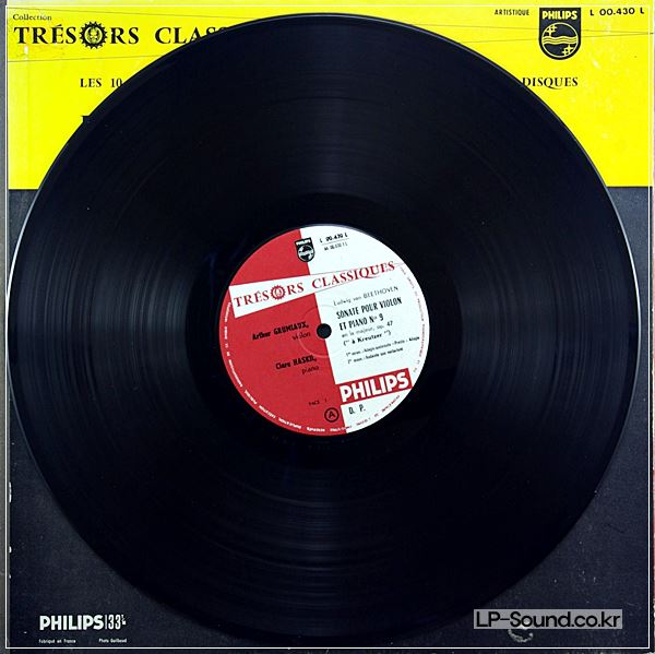 BEETHOVEN – SONATE FUR VIOLINE SONATA NO.6/9  GRUMIAUX,/HASKIL
