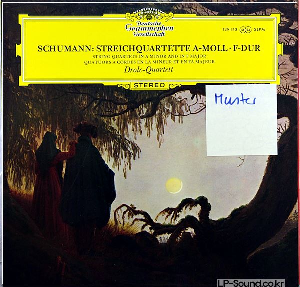 SCHUMANN  STRING QUARTET OP.41 NO.1/2 GG 139 143 SLPM