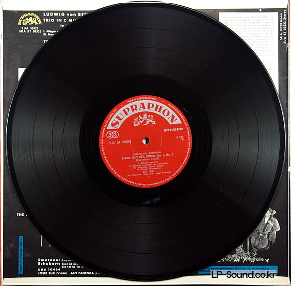 BEETHOVEN PIANO TRIOS SUK TRIO SUPRAPHON SUA ST 50523 STEREO