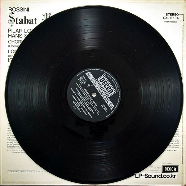 ROSSINI STABAT MATER ISTVAN KERTESZ DECCA SXL 6534