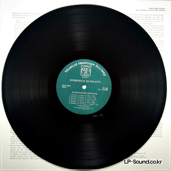 DOMENICO SCARLATTI M- MARIA TIPO PIANO 2 LPS MHS 824683F