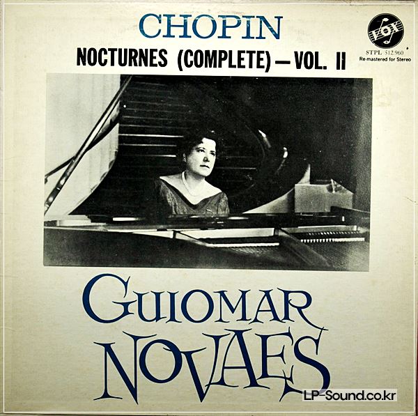 CHOPIN: COMPLETE NOCTURNES NOVAES PIANO VOX STPL 2LP