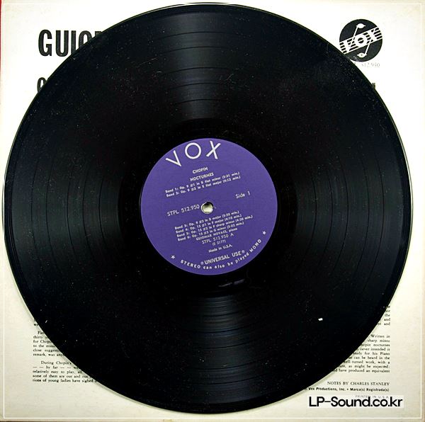 CHOPIN: COMPLETE NOCTURNES NOVAES PIANO VOX STPL 2LP