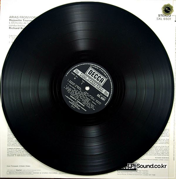 ARIAS FROM FORGOTTEN OPERAS HUGUETTE TOURANGEAUSXL 6501