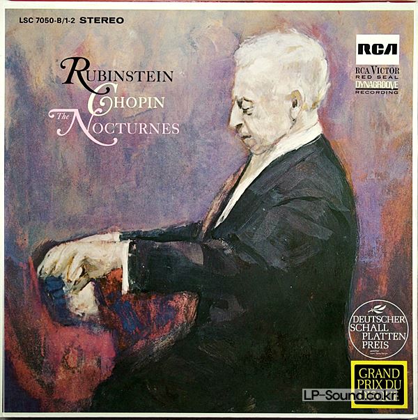 CHOPIN NOCTURNES / RUBINSTEIN  PIANO SOLO