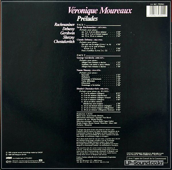 VERONIQUE MOUREAUX – PR LUDES HIS MASTER'S VOICE – 1A 065-27 0394 1