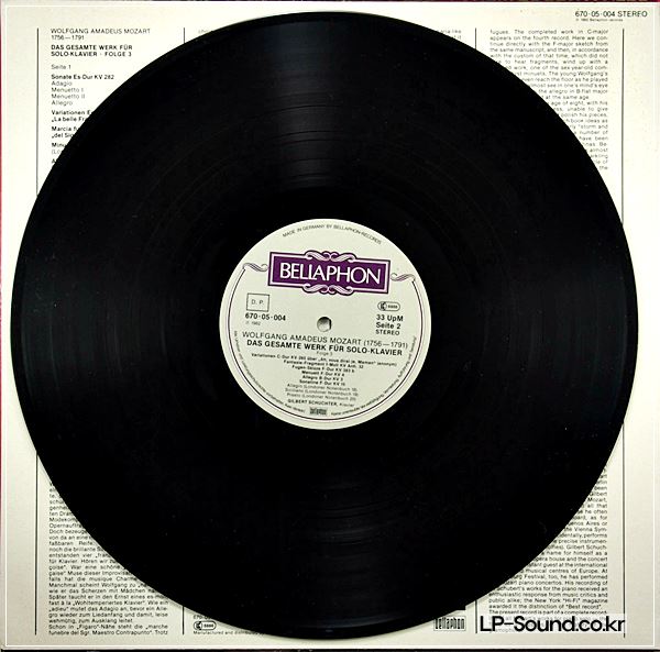 MOZART PIANO SONATA GILBERT SCHUCHTER BELLAPHON