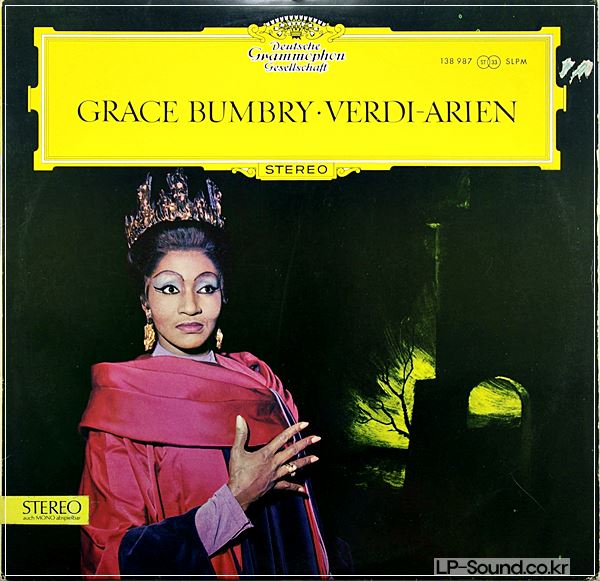 VERDI: ARIAS GRACE BUMBRY DGG 138 987