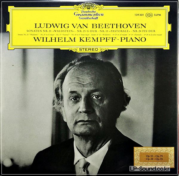 BEETHOVEN: KLAVIERSONATEN NR.15.25.15.24 - KEMPFF SLPM 139 301